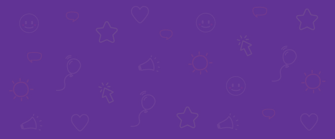 icon pattern purple background